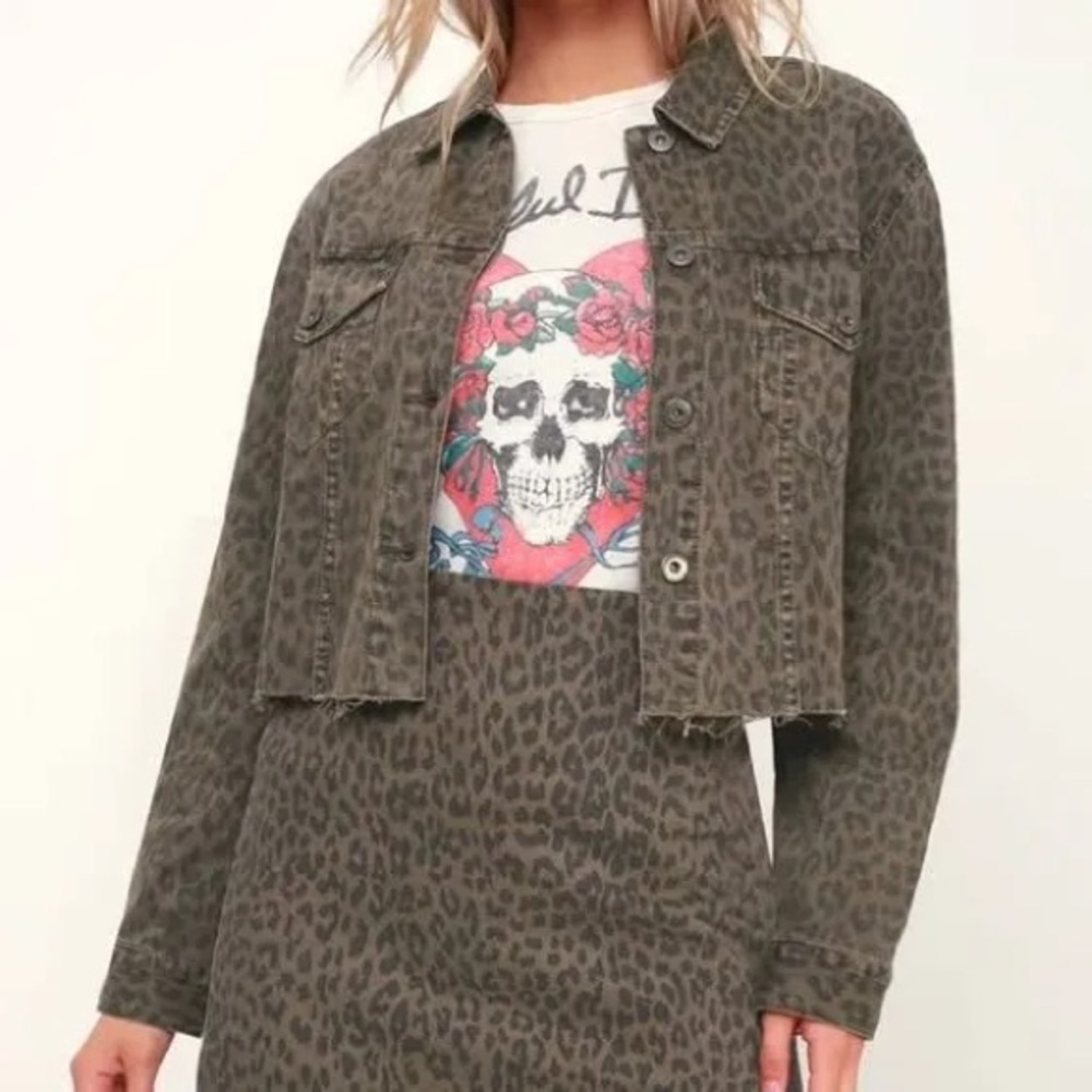 Pistols, Cheetah Denim Jacket